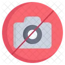 カメラ禁止、制限カメラ、禁止 アイコン