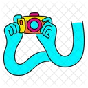 Vibrant Ready To Take A Photo Illustration Prepared For Photography Camera Ready Icon