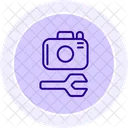 Camera Repair Line Icon Icon