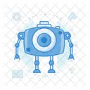 Camera Robo Vigilancia Robotica Camera Automatica Icon