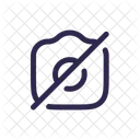 Camera slash  Icon