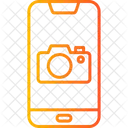 Câmera de smartphone  Ícone