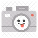 Appareil Photo Smiley Materiel Photographique Appareil Photo Instantane Icône