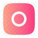 Camera Square  Icon