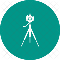 Camera stand Icon - Download in Glyph Style