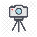 Camera Stand Tripod Photo Studio Icon