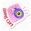 Camera Sticker  Icon