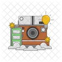 Camera Bateria Foto Icon