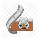 Camera Tira De Filme Filme Icon