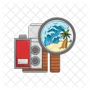 Camera Bateria Da Camera Fotografia Icon