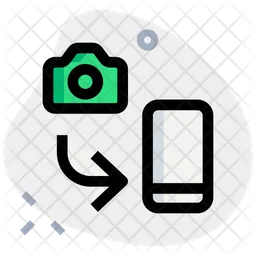 Camera To Phone  Icon