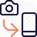Camera To Phone Picture Transfer File Transfer Icon