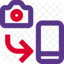 Camera To Phone Picture Transfer File Transfer Icon