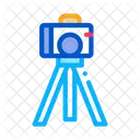 Video Camera Tripod Icon