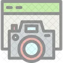 Camera Website App Essential Icon