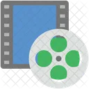 Camera with Reel  Icon