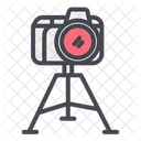 Shooting Camera Tripod Icon