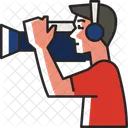 Cameraman Photographer Camera Icon