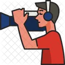 Cameraman Photographer Camera Icon