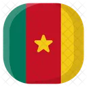 Cameroon Flag Country Icon