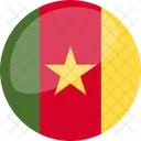 Cameroon Flag Country Icon