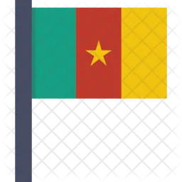 Cameroun Flag Icône