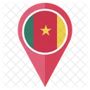 Cameroun Drapeau Icône