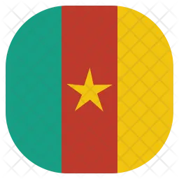 Camerún Flag Icono