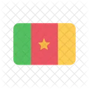 Camerun Bandera Pais Icon