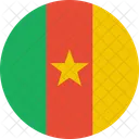 Camerun Bandera Pais Icono