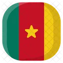 Camerun Bandera Pais Icon