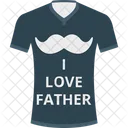 Camicia Del Padre Padre Amorevole Abbigliamento Icon