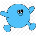 Azul Personajes Personajes Lindos Icono