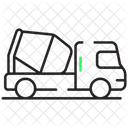 Caminhao De Cimento Construcao Betoneira Ícone