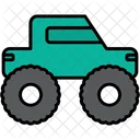 Caminhao Monstro Transporte Veiculo Icon