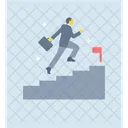 Caminho De Sucesso Conceito De Competicao Plano De Carreira Ícone