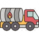 Camion Combustible Diesel Icono