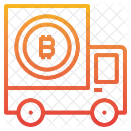 Camion bitcoin  Icône