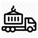 Conteneur De Ligne Fret Fret Icône