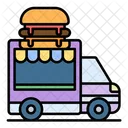 Comida Camion Vehiculo Icono