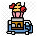 Camion De Cupcakes Cupcake Camion Icono