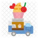 Camion De Cupcakes Cupcake Camion Icono