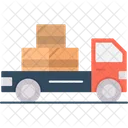 Camion De Livraison Vehicule Logistique Service Dexpedition Icône