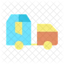 Transporte De Camiones Camion De Reparto Transporte De Reparto Icono
