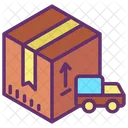Camion De Reparto Camion De Reparto Vehiculo De Reparto Icono