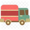 Entrega Camion De Reparto Camion De Paqueteria Icono
