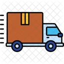 Envio Estandar Camion De Reparto Furgoneta De Reparto Icono