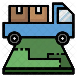 Camión de reparto  Icono