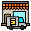 Camión de reparto  Icono