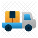 Camion Entrega Paquete Icono